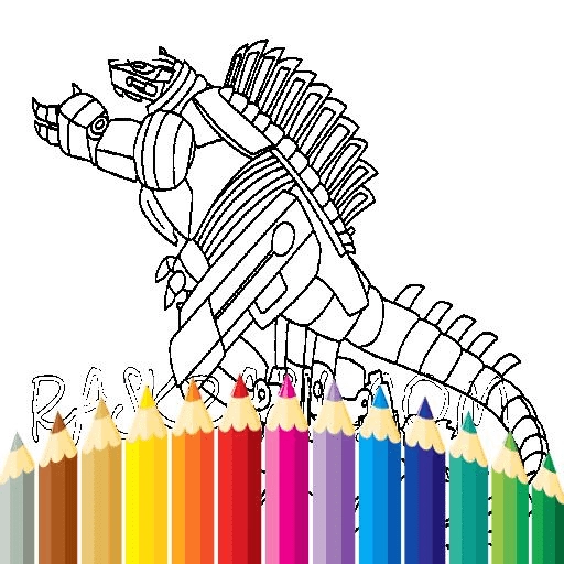 Mechagodzilla Coloring Games